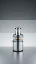 Brushed Stainless Juicer with Glass Juice Carafe