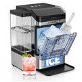 Professional Nugget Ice Maker Machine - 38 lbs/24H Output, Chewable Soft Ice, One-Touch Self-Cleaning, 3L+1.5L Dual Tank Design, Portable Countertop Ice Maker for Kitchen, Bar, Office, Party