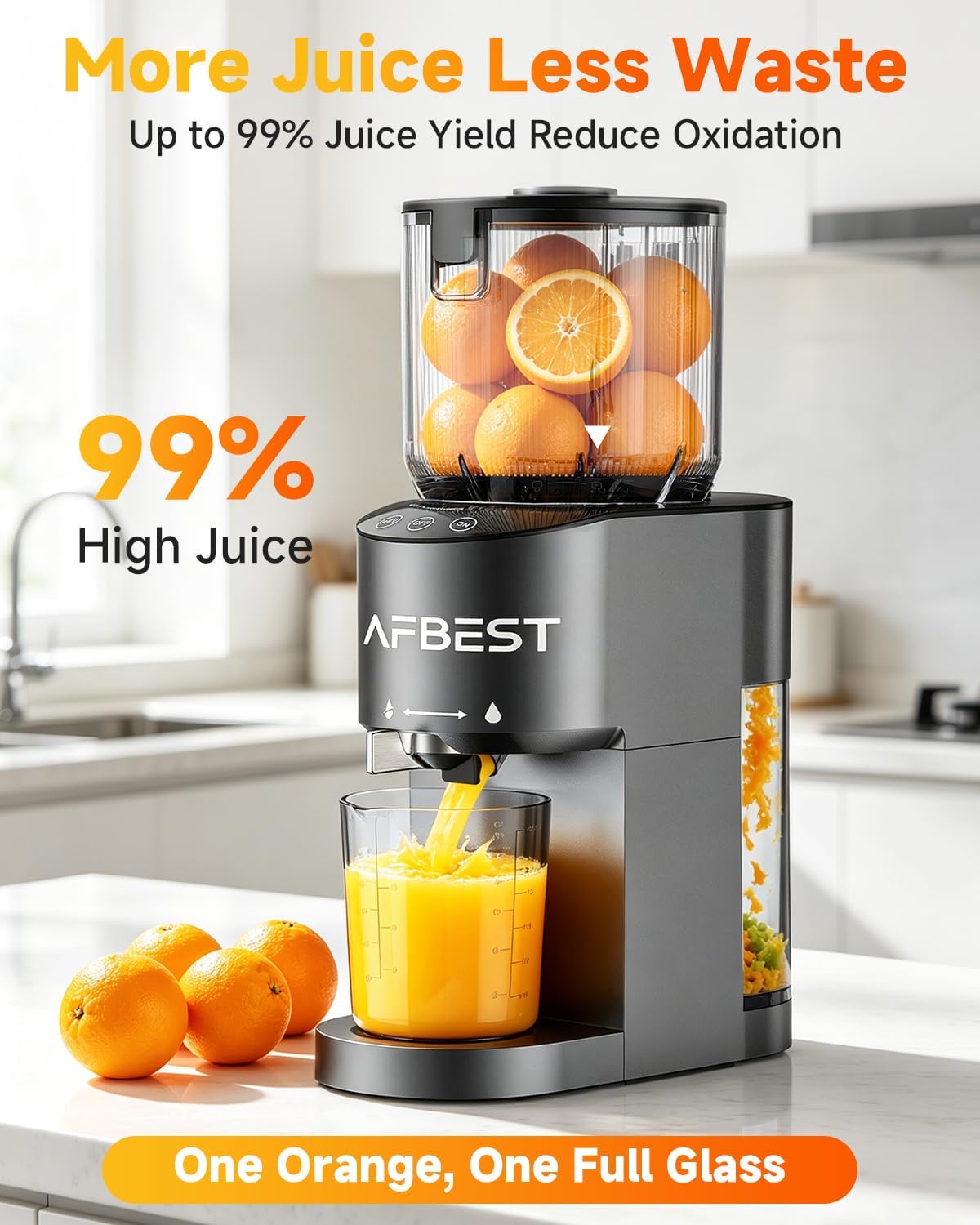 Juicer Machines with 5.8" Large Chute, 2-in-1 Cold Press Juicer for Whole Vegetables Fruits Making Nut Mike, 100oz Capacity Masticating juicer for Daily Wellness, Easy to Clean, Premium Gray