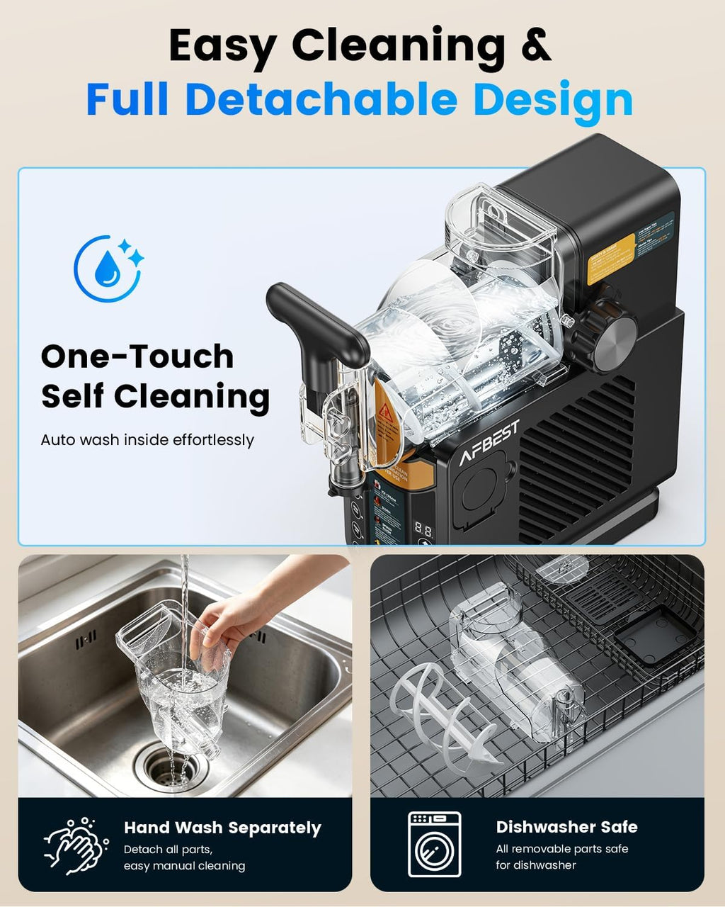 Slushie Machine for Home, 2-in-1 Slushy & Soft Serve Ice Cream Maker | 68oz Margaritas Machine, 5 Presets, 15-Min Flash-Freeze Frozen Drink Machine, Auto-Clean, Milkshak Frappés, Family & Parties