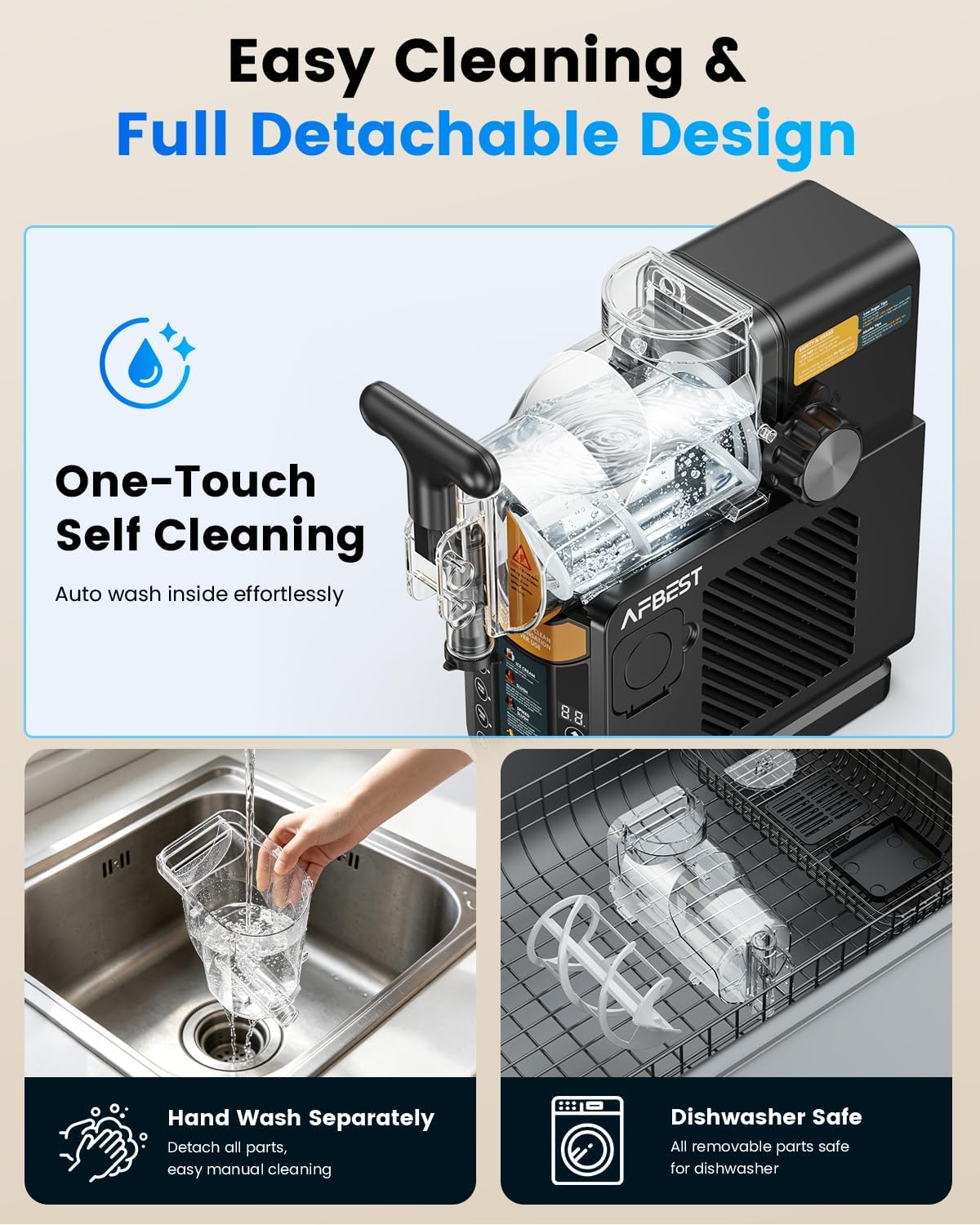 Slushie Machine for Home, 2-in-1 Slushy & Soft Serve Ice Cream Maker | 68oz Margaritas Machine, 5 Presets, 15-Min Flash-Freeze Frozen Drink Machine, Auto-Clean, Milkshak Frappés, Family & Parties