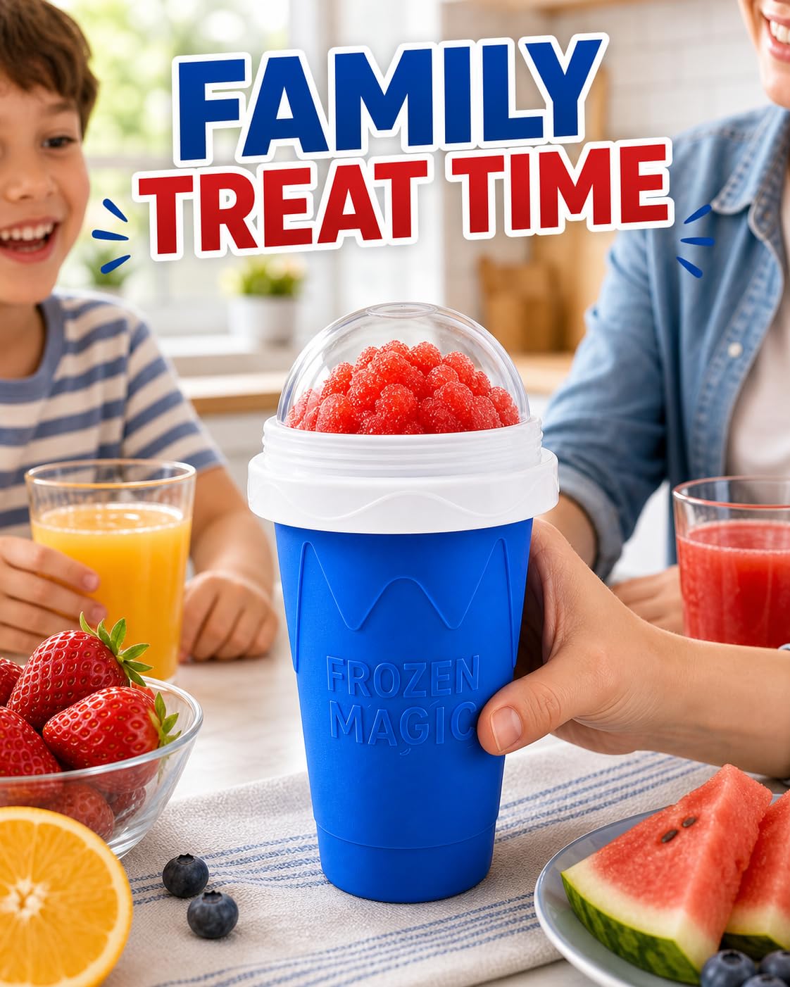 300ml Slushie Cup, Portable Frozen Magic Slushy Maker Cup, DIY Homemade Ice Cream Milkshake Smoothie Juice Making Cup, Reusable Quick Freeze Cooling Cup, Slushie Machine Accessories