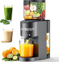 Juicer Machines with 5.8" Large Chute, 2-in-1 Cold Press Juicer for Whole Vegetables Fruits Making Nut Mike, 100oz Capacity Masticating juicer for Daily Wellness, Easy to Clean, Premium Gray
