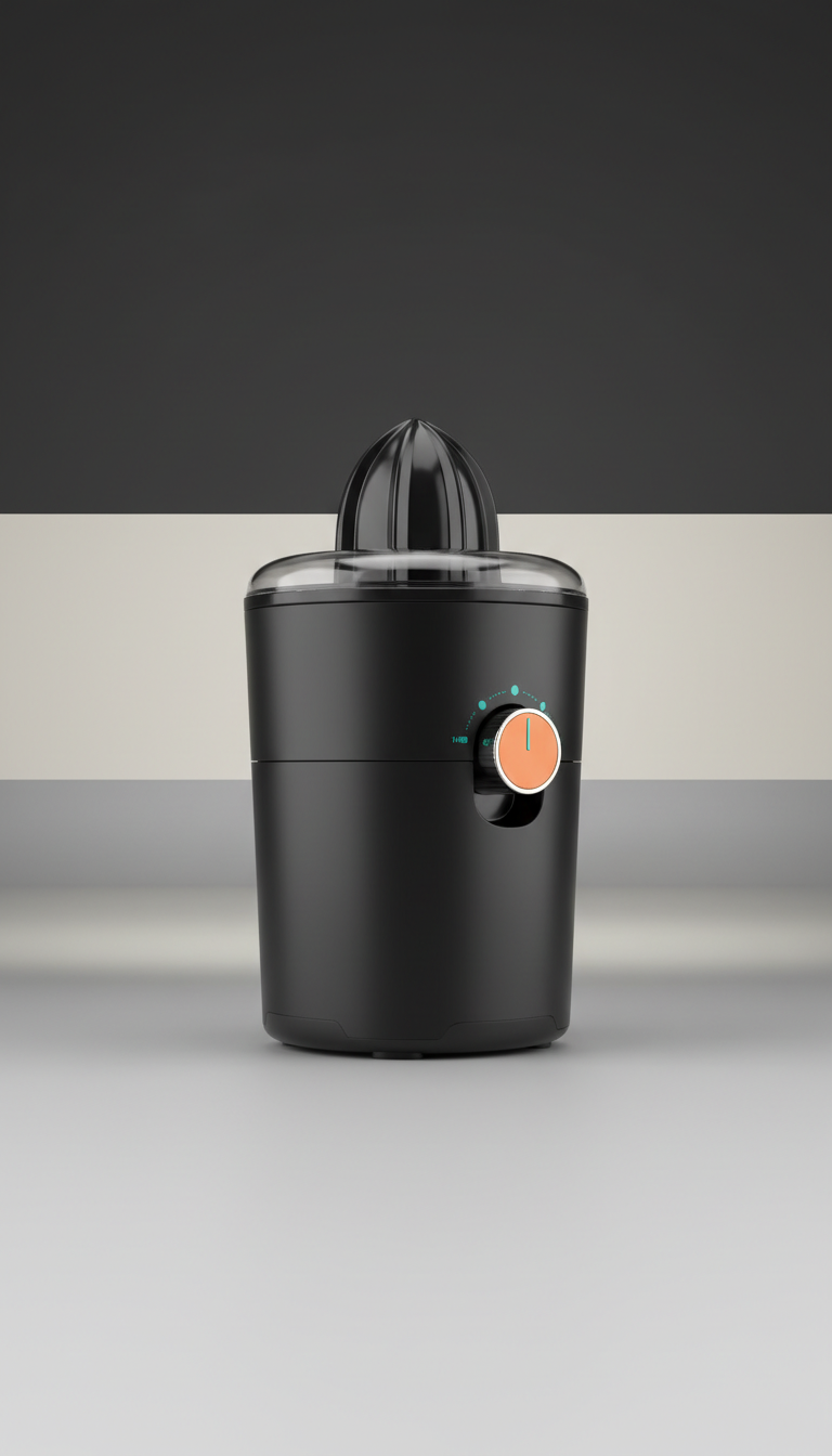 Matte Black Juicer with Precision Citrus Dial